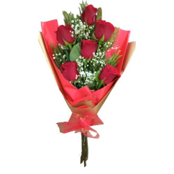 Bouquet 6 rosas