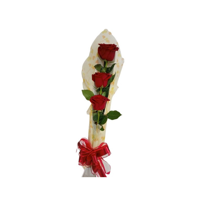 Caja de 3 Rosas Caja de 3 Rosas