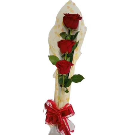 Caja de 3 Rosas