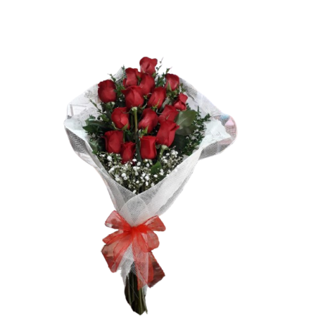 Bouquet de 15 Rosas rojas