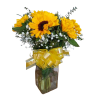 Florero De 10 Girasoles